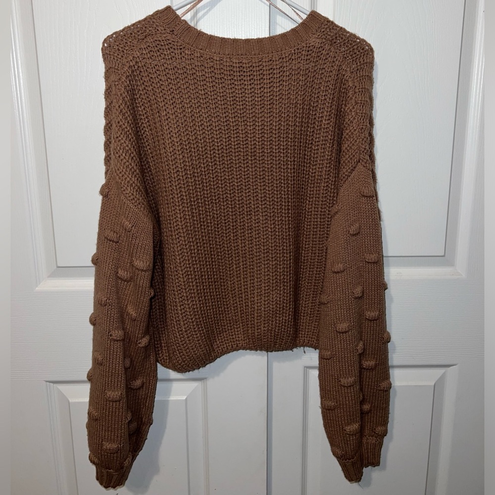 Moon and Madison bubble sweater